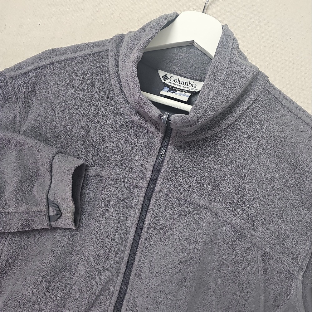 Columbia Sportswear Womens XL Fleece Interchange Core Sweater Full Zip Mock Neck
